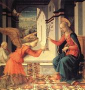 Fra Filippo Lippi The Annunciation with Donor Sweden oil painting artist